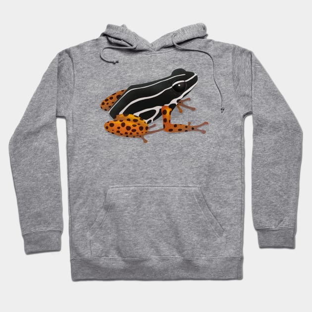 Rio Madeira poison frog Hoodie by jurjenbertens